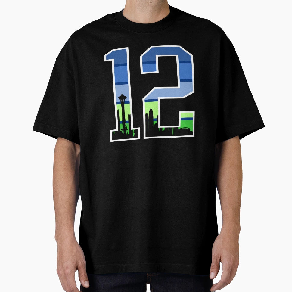 Seattle 12S Football Sports Fan T-Shirt - Aesthetic Graphic Men Women - T-Shirt, Sweatshirt, Hoodie