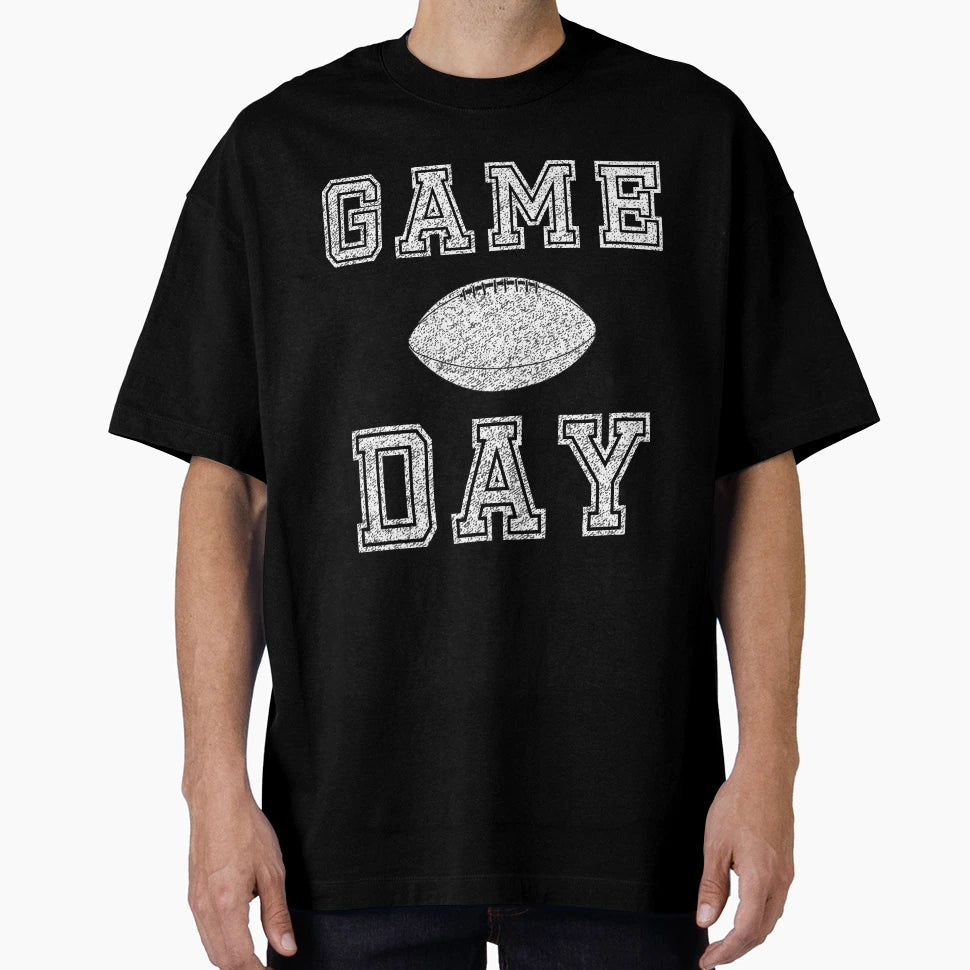 Game Day Football Fans American T-Shirt - Custom Art Print for Adults - T-Shirt, Sweatshirt, Hoodie