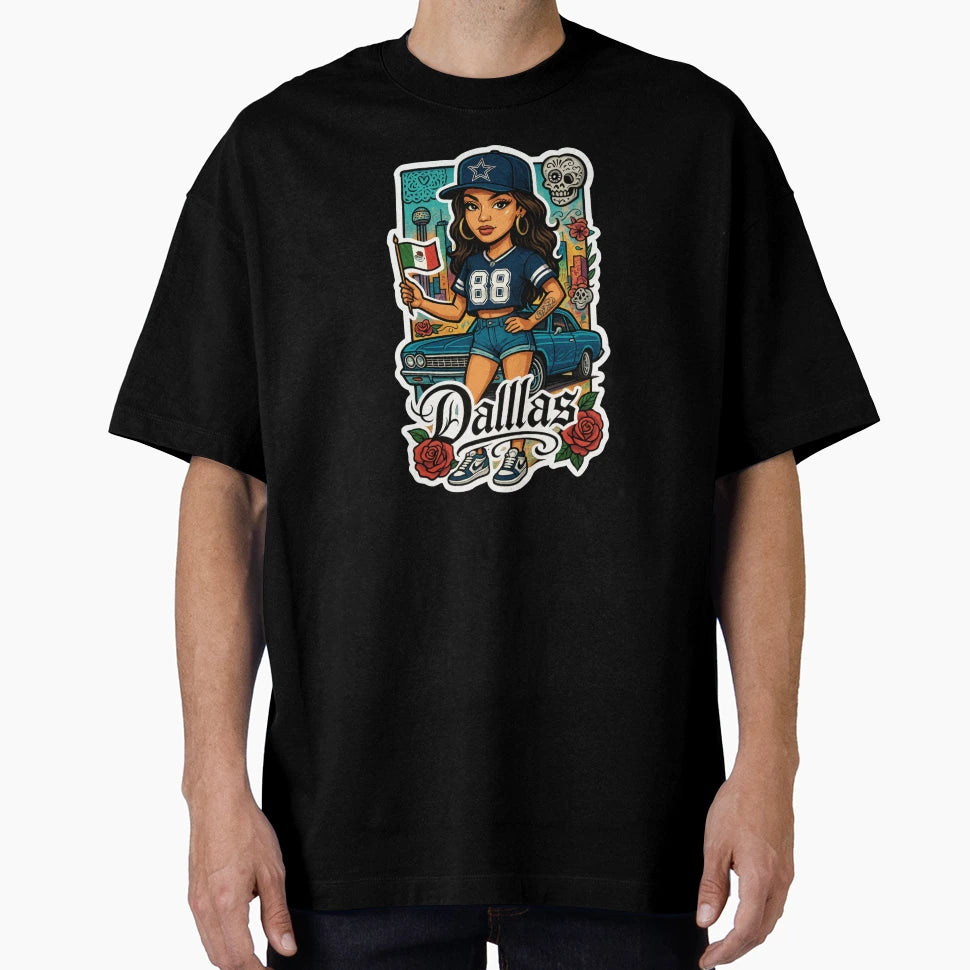Dallas Cowboys Fan Chicano T-Shirt - Casual Everyday Wear for Adults - T-Shirt, Sweatshirt, Hoodie