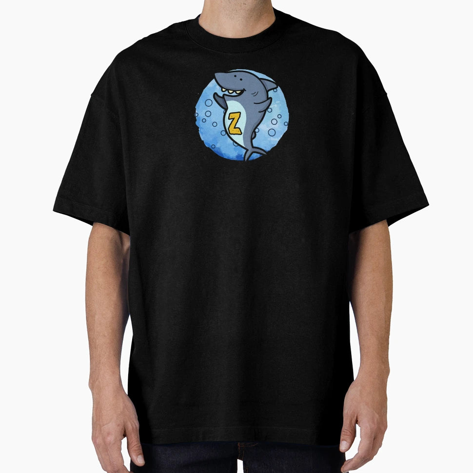 Alphabet Letter Z Happy Shark T-Shirt - Novelty Apparel Men Women - T-Shirt, Sweatshirt, Hoodie