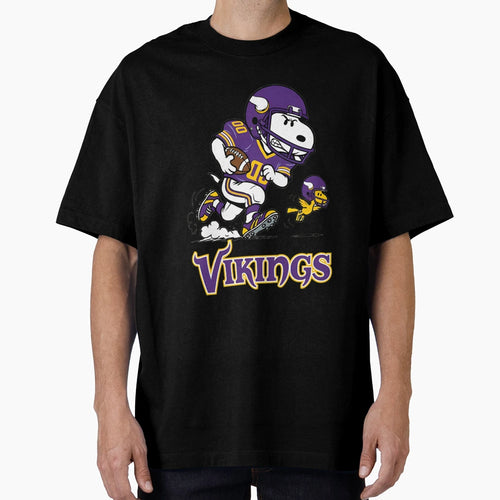 Woodstock Snoopy Minnesota Football T-Shirt - Graphic Print Unisex - T-Shirt, Sweatshirt, Hoodie
