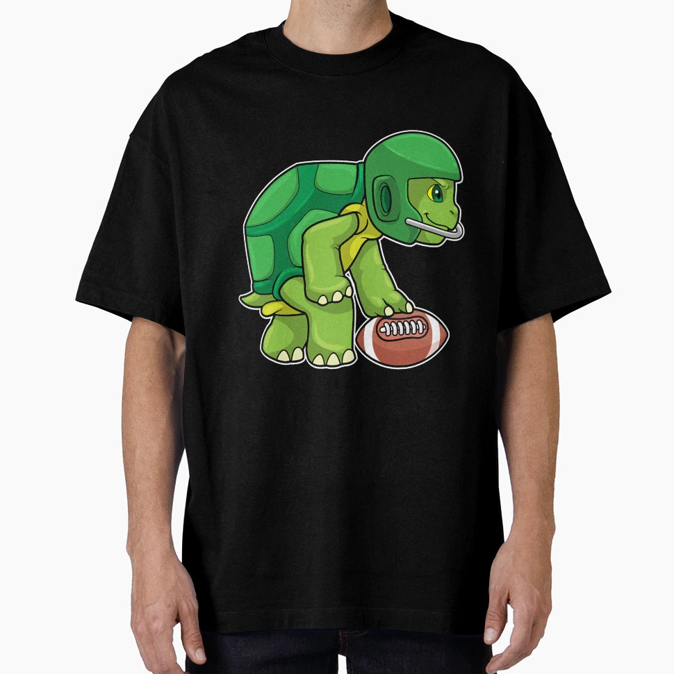 Turtle Sports Football Helmet T-Shirt - Aesthetic Graphic Unisex - T-Shirt, Sweatshirt, Hoodie