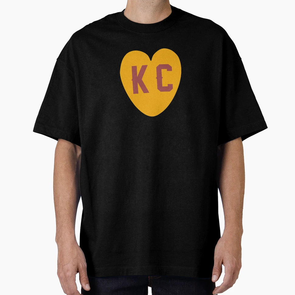 Kansas City Heart T-Shirt - Novelty Apparel Unisex - T-Shirt, Sweatshirt, Hoodie