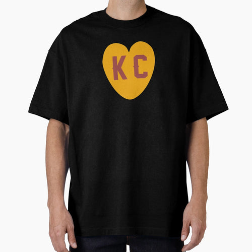 Kansas City Heart T-Shirt - Novelty Apparel Unisex - T-Shirt, Sweatshirt, Hoodie
