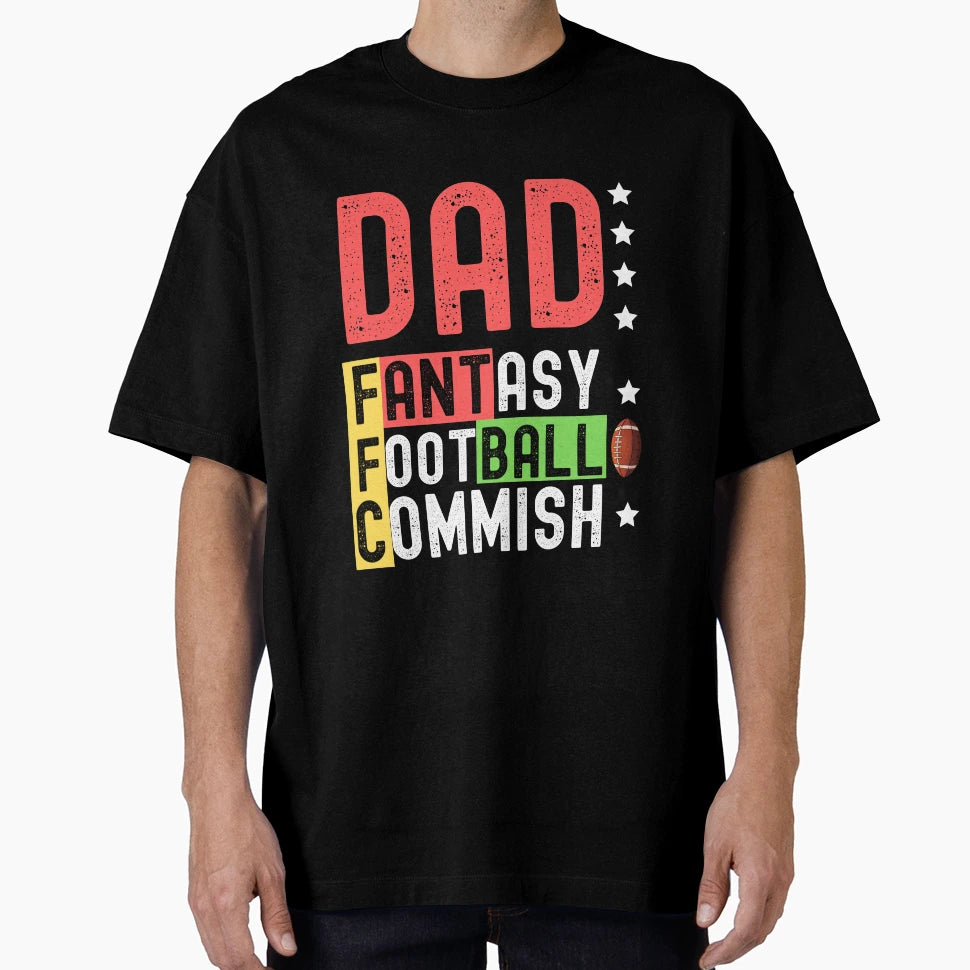 Husband Dad Fantasy Football Commish T-Shirt - Streetwear Style for Adults - T-Shirt, Sweatshirt, Hoodie