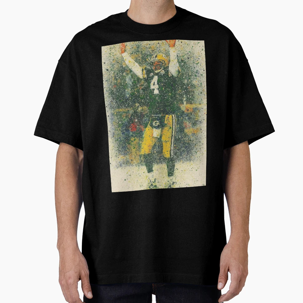 Brett Favre 4 T-Shirt - Minimalist Print Men Women - T-Shirt, Sweatshirt, Hoodie