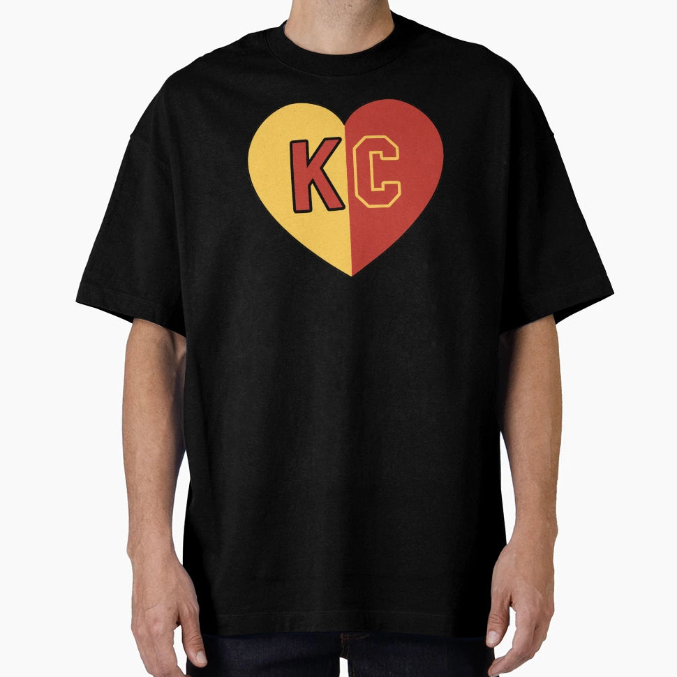 I Love Kansas City Kc Heart T-Shirt - Unique Graphic Unisex - T-Shirt, Sweatshirt, Hoodie