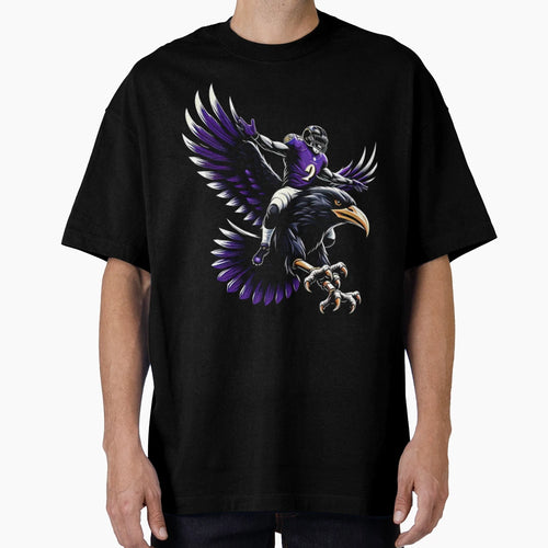 Art Baltimore Ravens T-Shirt - Custom Art Print Unisex - T-Shirt, Sweatshirt, Hoodie
