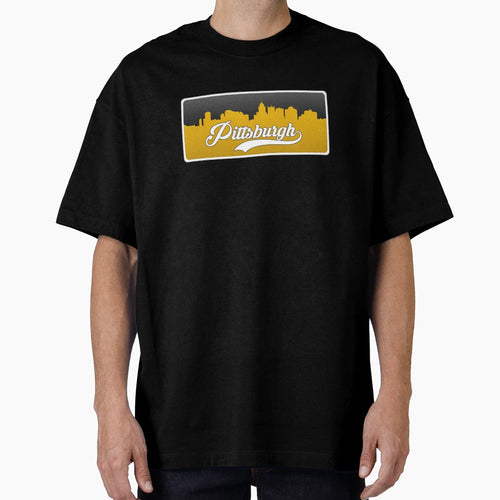 Pittsburgh Football Skyline T-Shirt - Custom Art Print for Adults - T-Shirt, Sweatshirt, Hoodie
