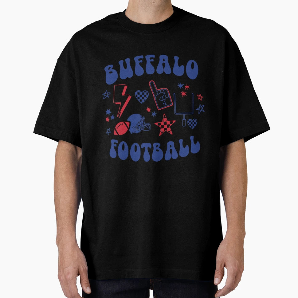 Buffalo Football T-Shirt - Casual Everyday Wear Men Women - T-Shirt, Sweatshirt, Hoodie