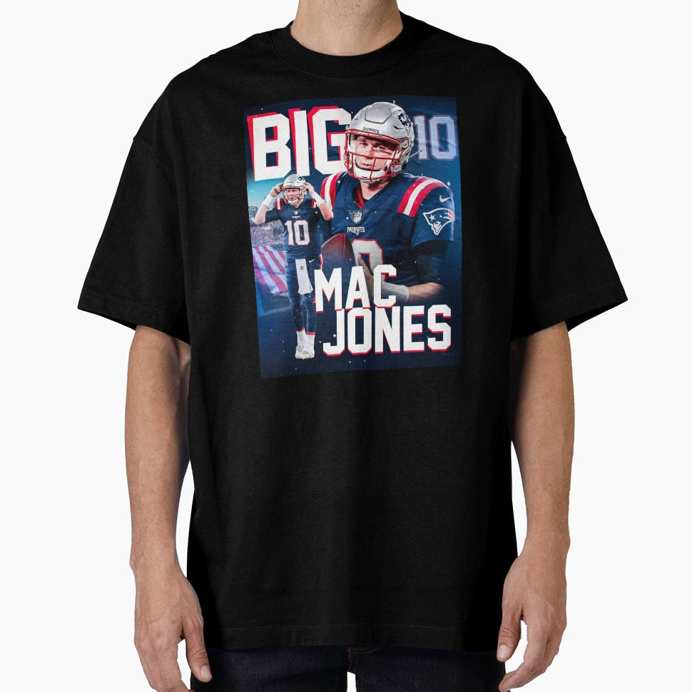 Mac Jones T-Shirt - Unique Graphic for Adults - T-Shirt, Sweatshirt, Hoodie