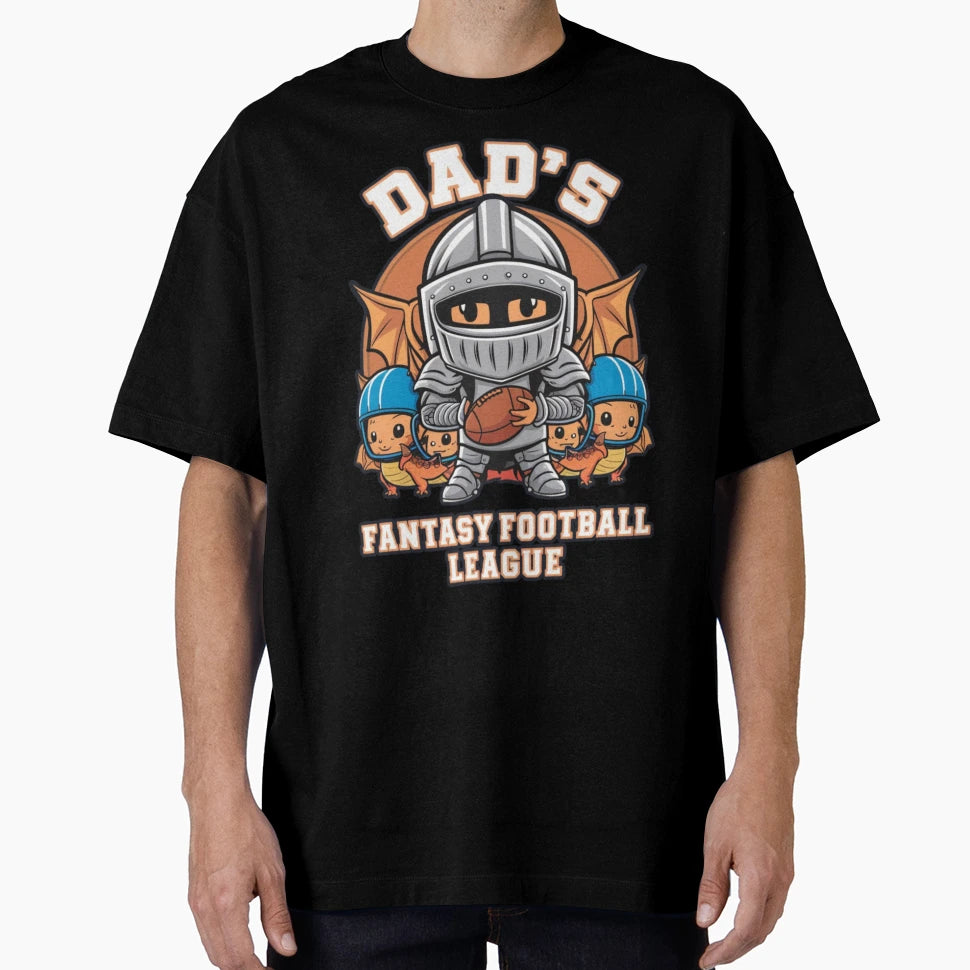 Dads Fantasy Football League Kawaii T-Shirt - Graphic Print Unisex - T-Shirt, Sweatshirt, Hoodie