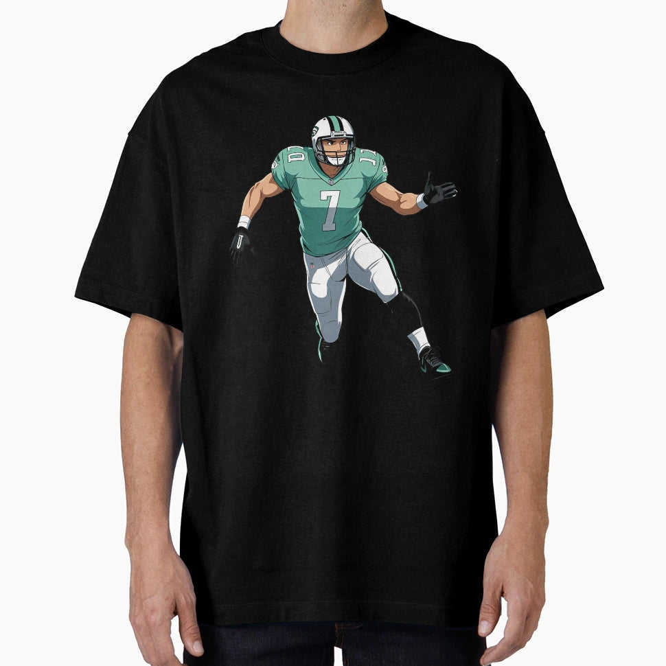 Anime Football Player Defense T-Shirt - Minimalist Print Men Women - T-Shirt, Sweatshirt, Hoodie