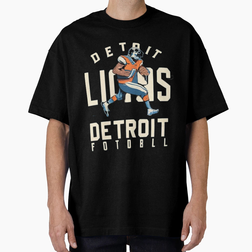 Art Detroit Lions T-Shirt - Custom Art Print Men Women - T-Shirt, Sweatshirt, Hoodie