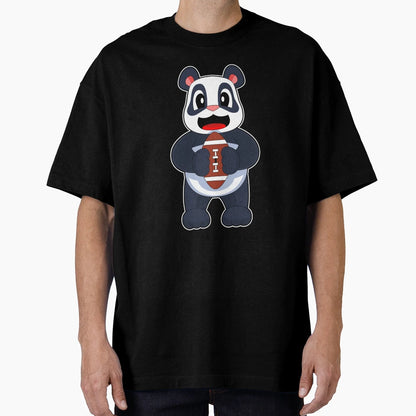 Panda American Football Sports T-Shirt - Casual Everyday Wear Unisex - T-Shirt, Sweatshirt, Hoodie