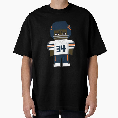 Pixel White 34 Walter Payton T-Shirt - Casual Everyday Wear for Adults - T-Shirt, Sweatshirt, Hoodie