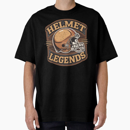 Helmet Legends American Football Helmet T-Shirt - Trendy Graphic Unisex - T-Shirt, Sweatshirt, Hoodie