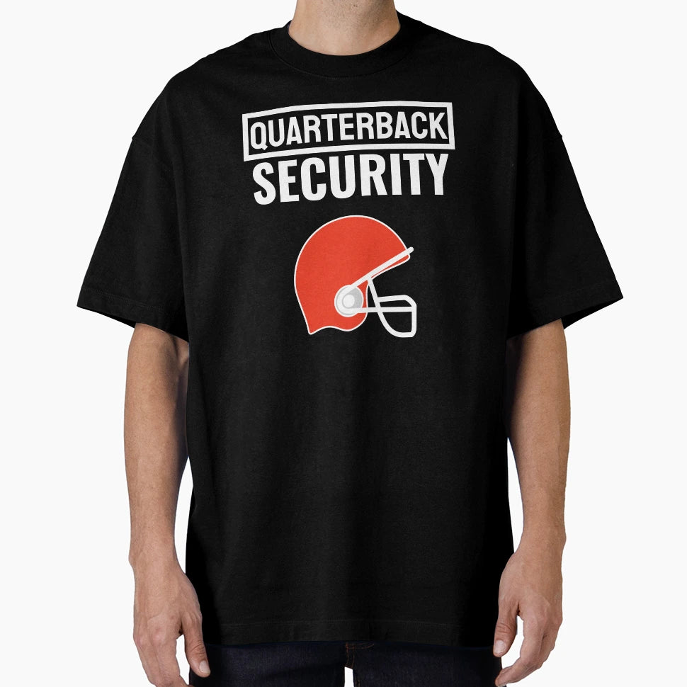 Quarterback Security T-Shirt - Trendy Graphic Unisex - T-Shirt, Sweatshirt, Hoodie