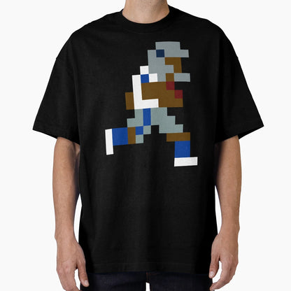 8 Bit Dallas Pixel Football Player T-Shirt - Minimalist Print for Adults - T-Shirt, Sweatshirt, Hoodie