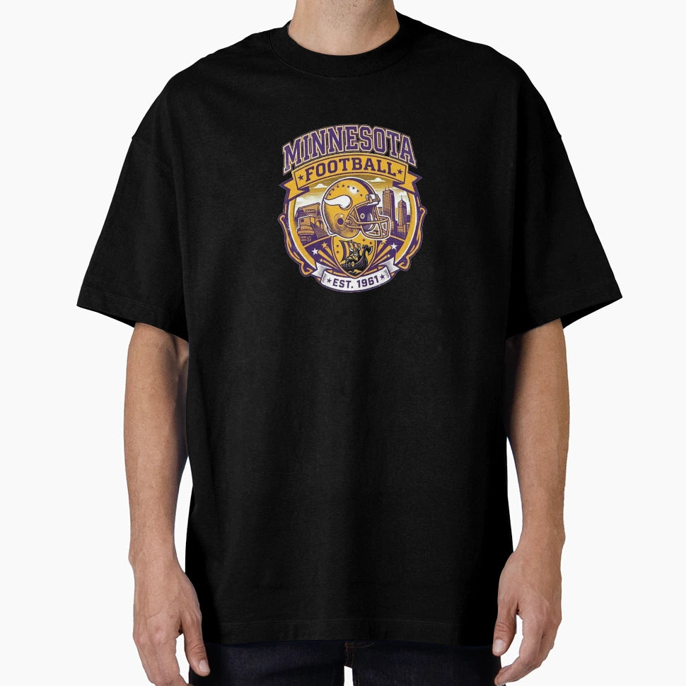 Minnesota Vikings T-Shirt - Custom Art Print Men Women - T-Shirt, Sweatshirt, Hoodie