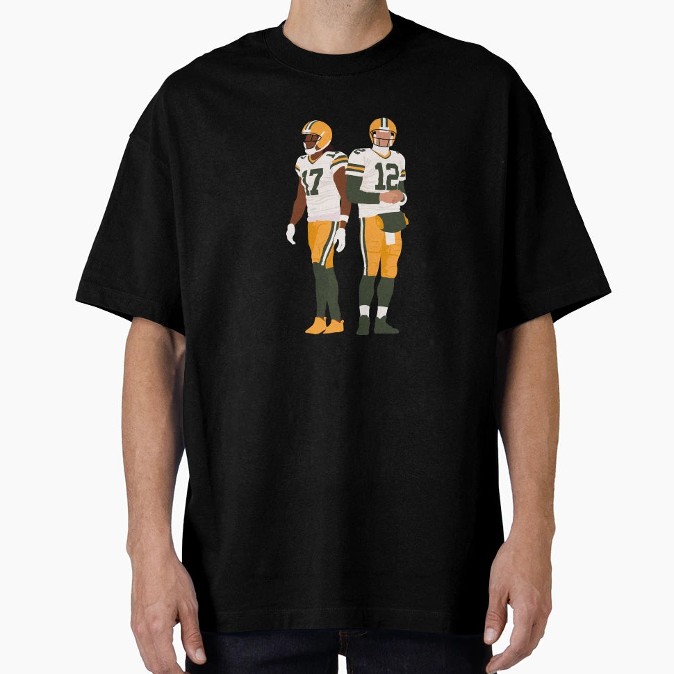 Davante Rodgers Illustration T-Shirt - Casual Everyday Wear Unisex - T-Shirt, Sweatshirt, Hoodie