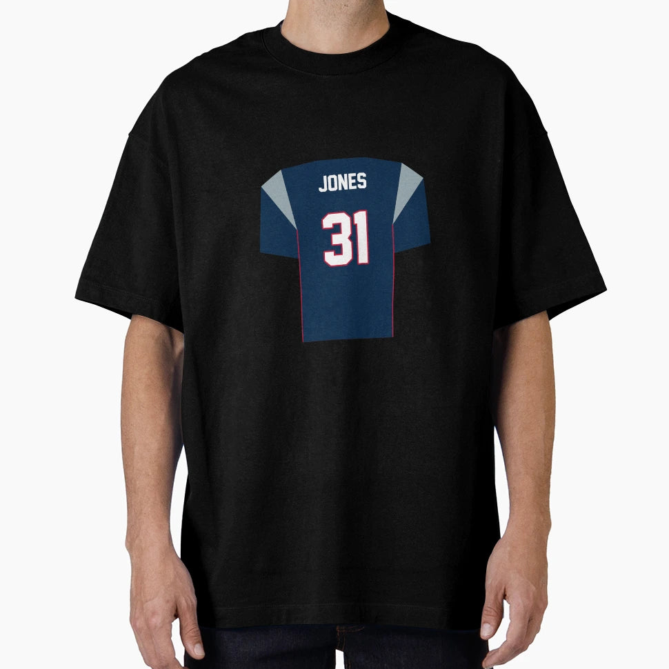 Johnathan Jones Patriots Jersey T-Shirt - Novelty Apparel for Adults - T-Shirt, Sweatshirt, Hoodie