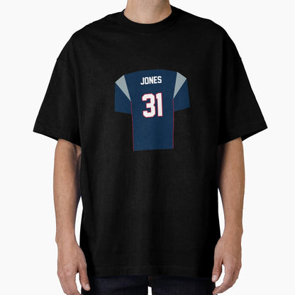 Johnathan Jones Patriots Jersey T-Shirt - Novelty Apparel for Adults - T-Shirt, Sweatshirt, Hoodie