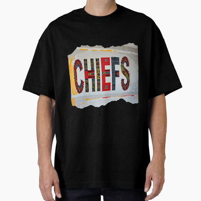 Kansas City Chiefs Colors 5 T-Shirt - Custom Art Print Unisex - T-Shirt, Sweatshirt, Hoodie