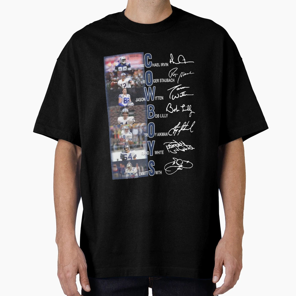 Cowboys Michael Irvin Roger Staubach T-Shirt - Streetwear Style for Adults - T-Shirt, Sweatshirt, Hoodie