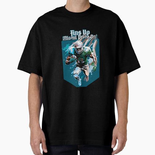 Miami Pride Fins Up T-Shirt - Custom Art Print Men Women - T-Shirt, Sweatshirt, Hoodie