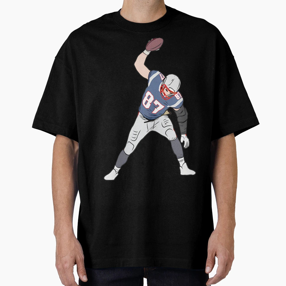 Gronk Spike American Football T-Shirt - Casual Everyday Wear Men Women - T-Shirt, Sweatshirt, Hoodie