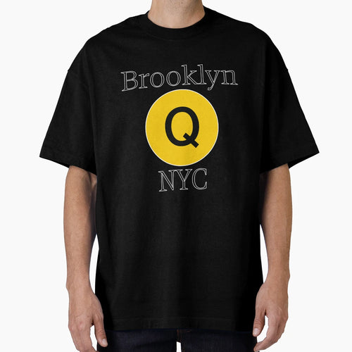 Brooklyn Q Train Nyc T-Shirt - Custom Art Print Men Women - T-Shirt, Sweatshirt, Hoodie