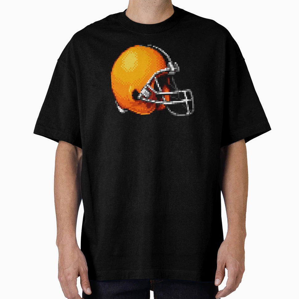 Browns Helmet Sprite T-Shirt - Custom Art Print Unisex - T-Shirt, Sweatshirt, Hoodie