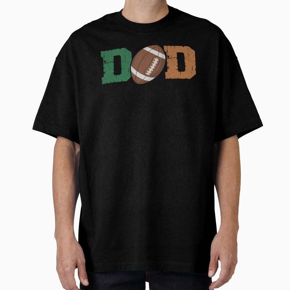 Dad 1 Year Old Football 1St Year T-Shirt - Minimalist Print for Adults - T-Shirt, Sweatshirt, Hoodie