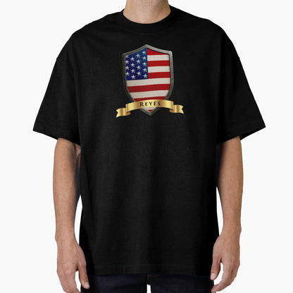 Reyes Family Usa Shield Stars Stripes T-Shirt - Unique Graphic Men Women - T-Shirt, Sweatshirt, Hoodie