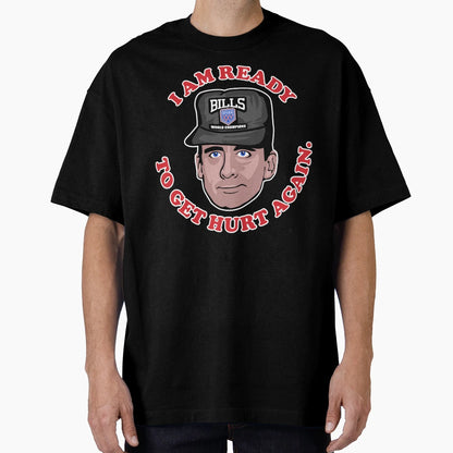 Michael Scott Buffalo Football T-Shirt - Minimalist Print for Adults - T-Shirt, Sweatshirt, Hoodie