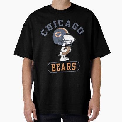 Chicago Bears Game Day Snoopy T-Shirt - Minimalist Print Men Women - T-Shirt, Sweatshirt, Hoodie