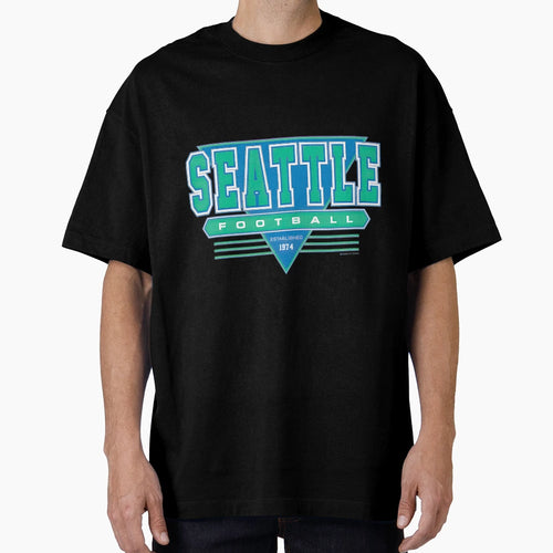 Seattle Football Established 1974 T-Shirt - Fun Novelty Design Men Women - T-Shirt, Sweatshirt, Hoodie