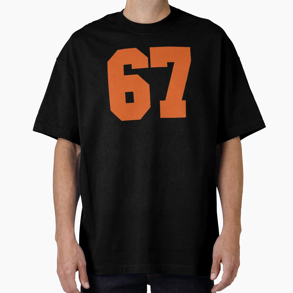 67 Number Cleveland Sports Sixty T-Shirt - Minimalist Print for Adults - T-Shirt, Sweatshirt, Hoodie