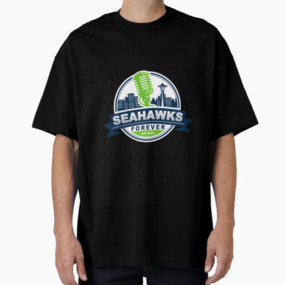 Seahawks Forever Circle Logo T-Shirt - Graphic Print for Adults - T-Shirt, Sweatshirt, Hoodie