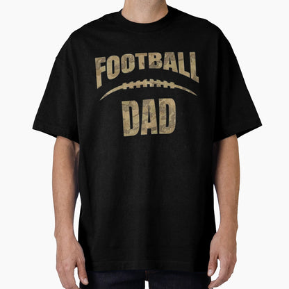 Football Dad Distressed Camo T-Shirt - Minimalist Print Unisex - T-Shirt, Sweatshirt, Hoodie