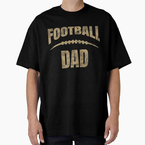 Football Dad Distressed Camo T-Shirt - Minimalist Print Unisex - T-Shirt, Sweatshirt, Hoodie