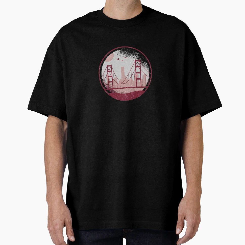 Golden Gate Bridge T-Shirt - Trendy Graphic for Adults - T-Shirt, Sweatshirt, Hoodie