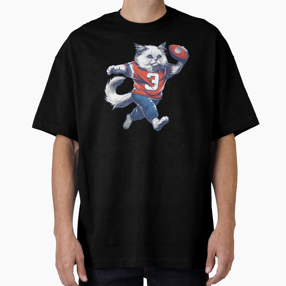 Ragdoll American Football T-Shirt - Graphic Print for Adults - T-Shirt, Sweatshirt, Hoodie