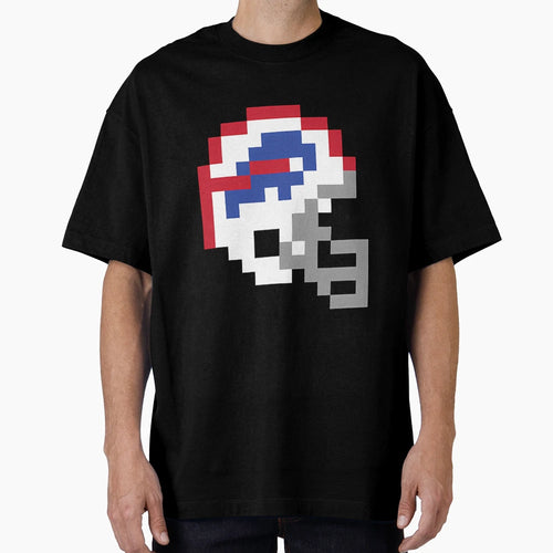 Buffalo Bills 8 Bit Football Helmet T-Shirt - Casual Everyday Wear Unisex - T-Shirt, Sweatshirt, Hoodie