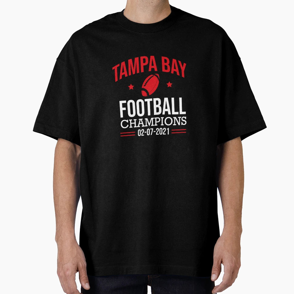 Tampa Bay Football Champions T-Shirt - Casual Everyday Wear Unisex - T-Shirt, Sweatshirt, Hoodie