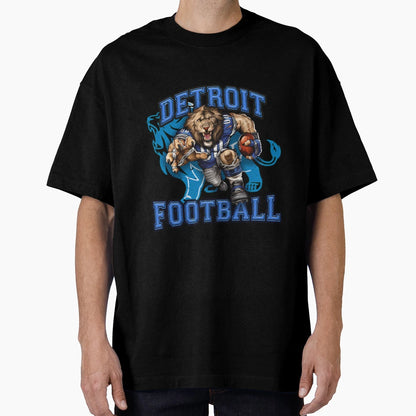 Detroit Football T-Shirt - Graphic Print for Adults - T-Shirt, Sweatshirt, Hoodie