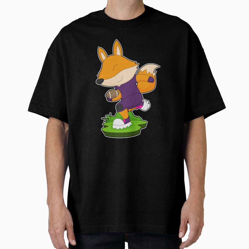 Fox American Football Sports T-Shirt - Graphic Print Men Women - T-Shirt, Sweatshirt, Hoodie