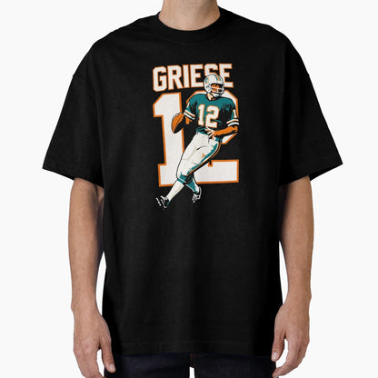 Bob Griese Miami Dolphins 12 T-Shirt - Streetwear Style for Adults - T-Shirt, Sweatshirt, Hoodie