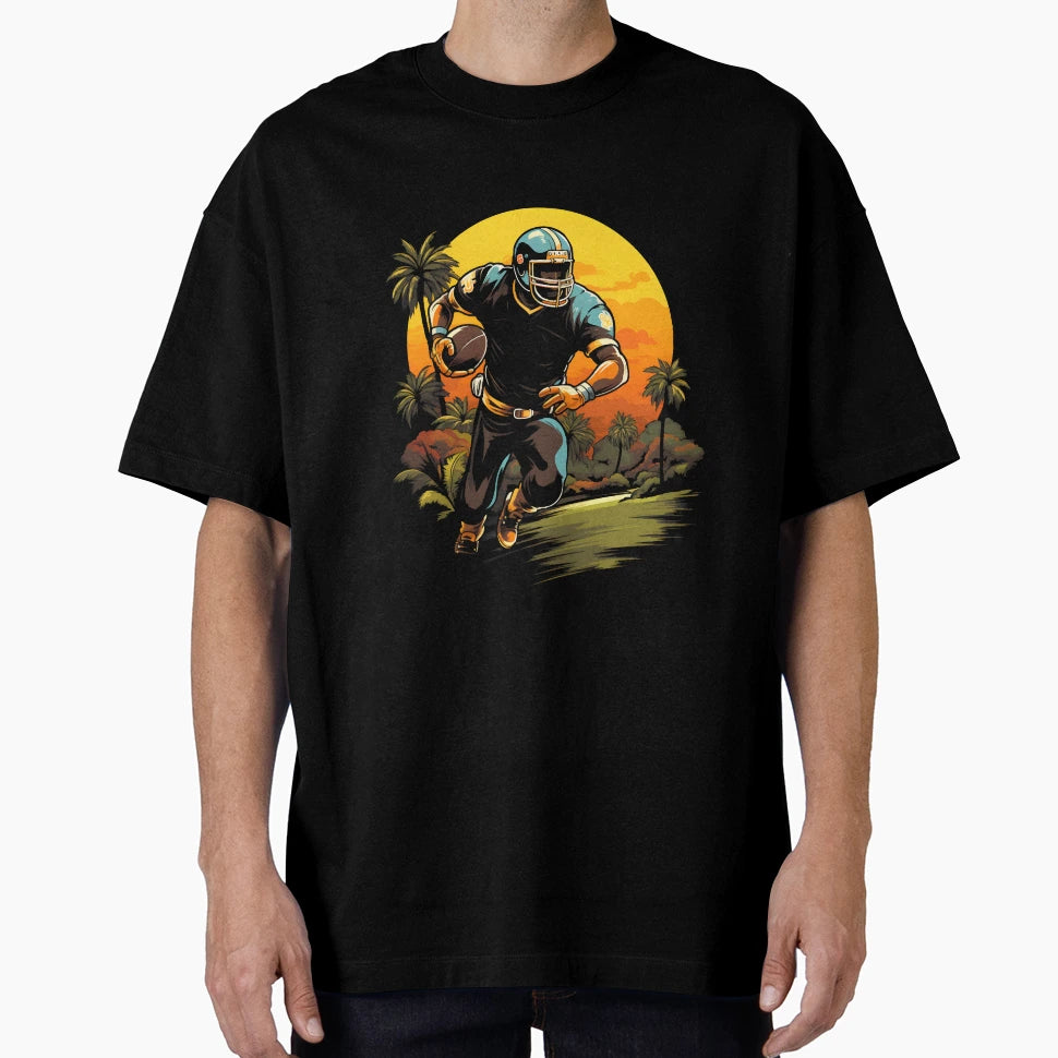 American Football Rugby Player T-Shirt - Unique Graphic for Adults - T-Shirt, Sweatshirt, Hoodie